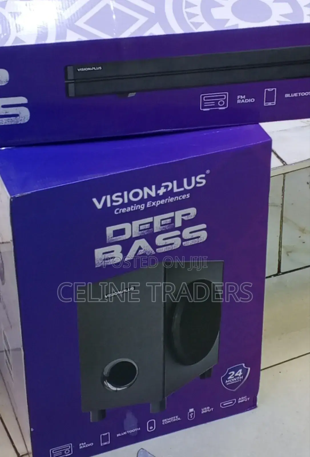 Vision Plus Deep Bass Soundbar and Subwoofer