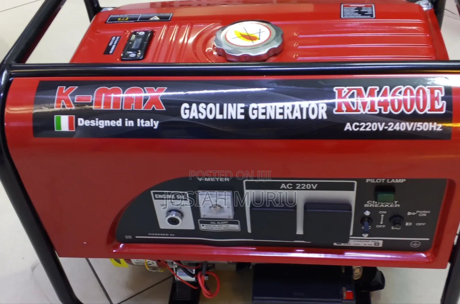 Kmax kM4600 Petrol Generator 220-240v