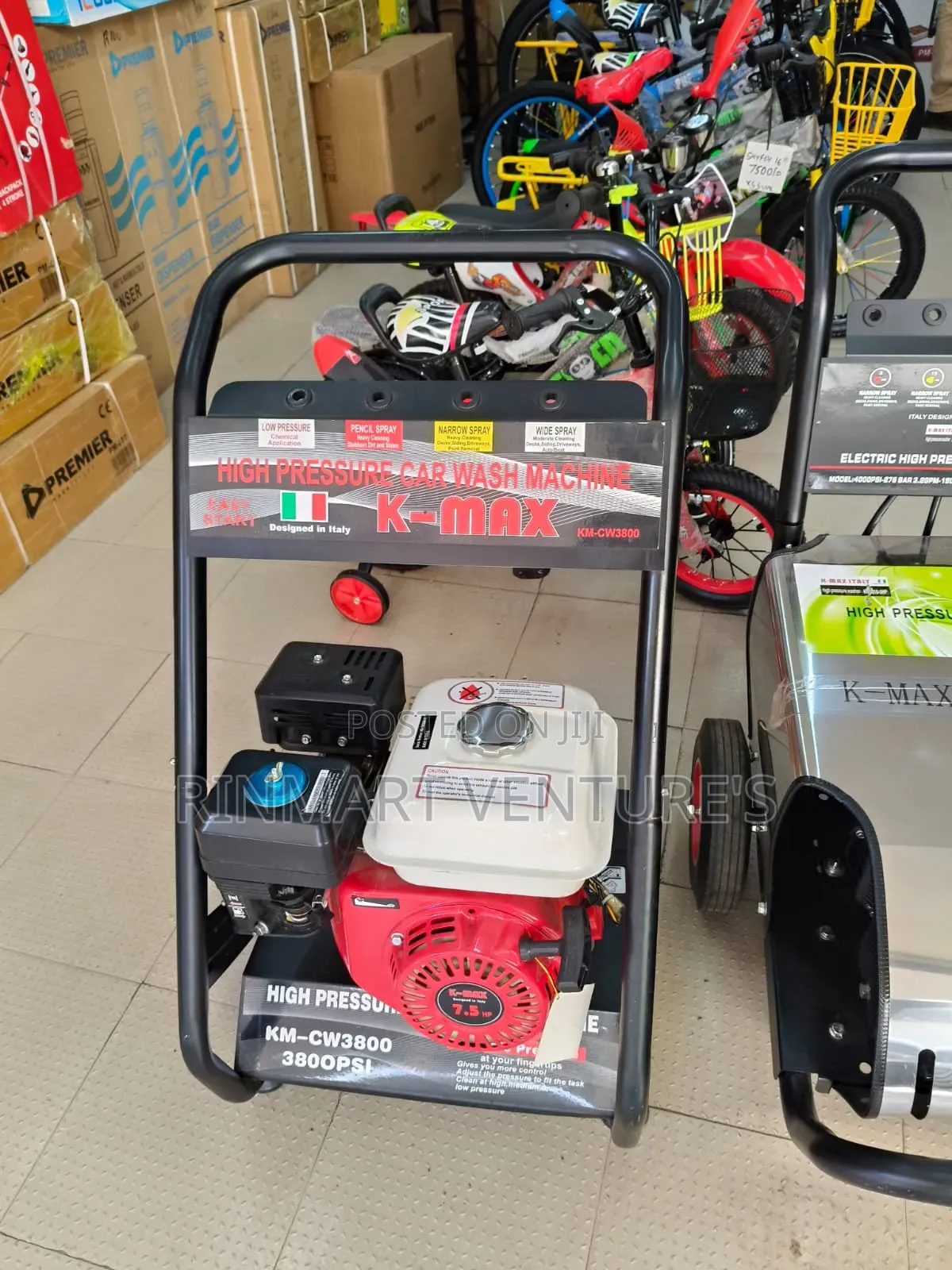 Petrol Car Wash Machine 7.5hp 3,800 Psi/ High Pressure Washer 3800psi