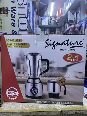 Signature SG-BJ313SS Is a 2-in-1 Electric Blender and Grinder