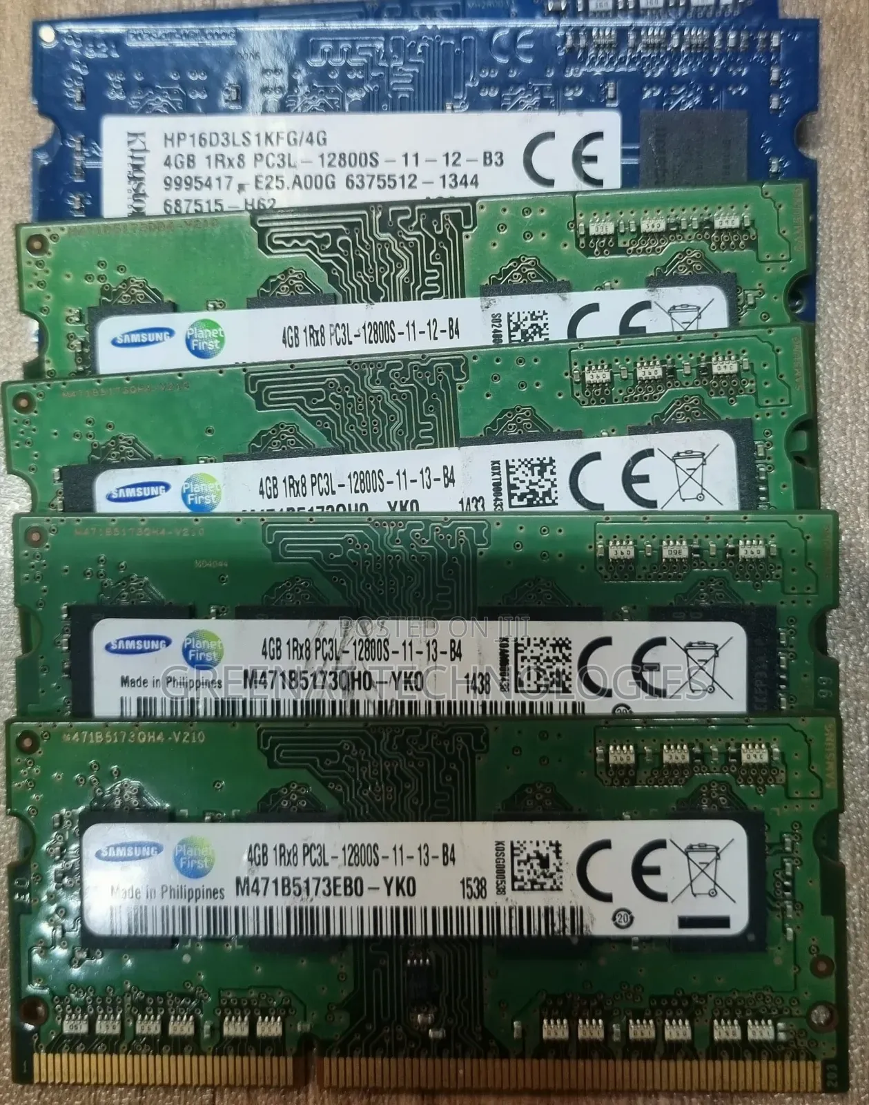 4GB DDR3L PC3L-12800S Laptop RAM | 1600MHz SO-DIMM | Kenya