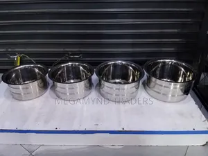 Stainless Steel Sufuria 4pc / UKEN Stainless Steel Cookware