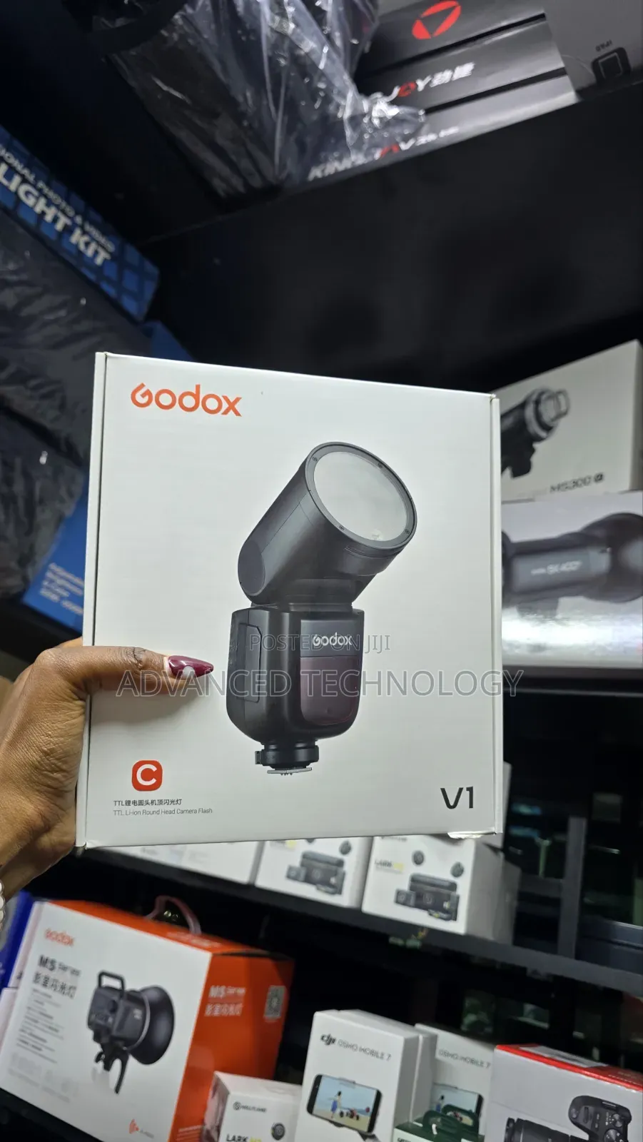 Godox V1 Round Head Flash for Canon