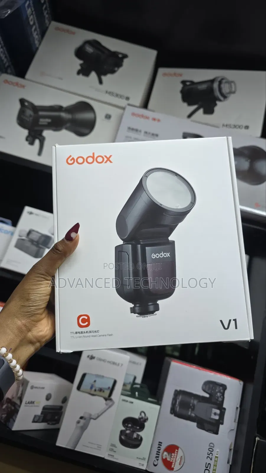 Godox V1 Round Head Flash for Canon