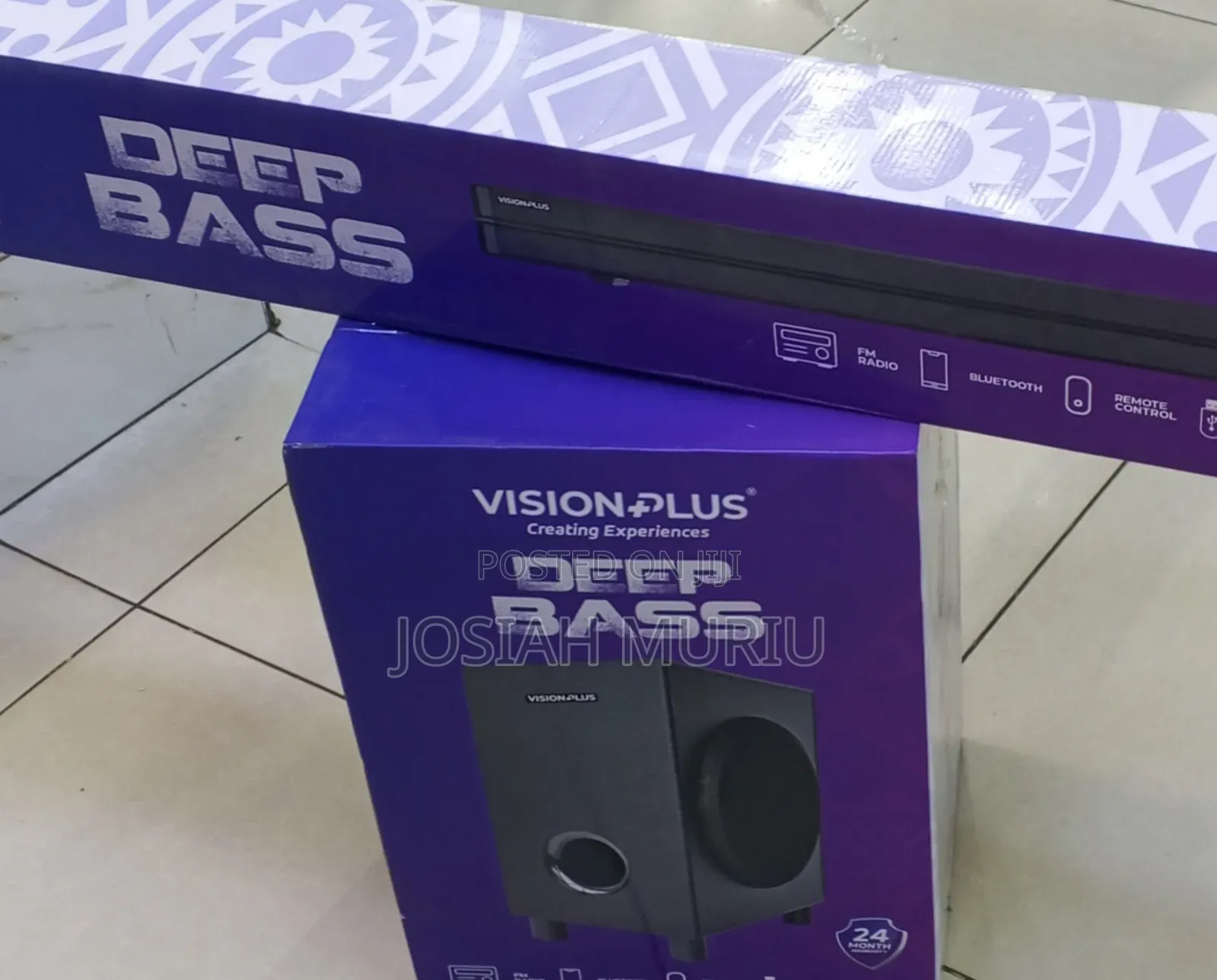 Vision Plus Sound Bar Speaker System With Bluetooth