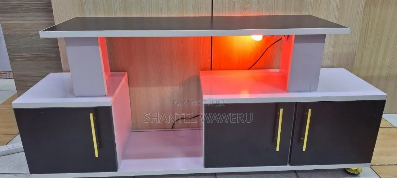 Istanbul 2 Modern TV Stand With LED Lights at 5000