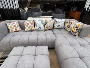 Bubble L-Shaped Sofa Set – 6 Seater!