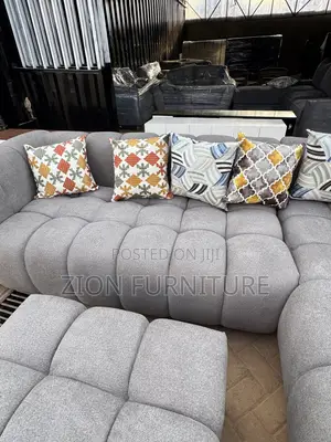 Bubble L-Shaped Sofa Set – 6 Seater!