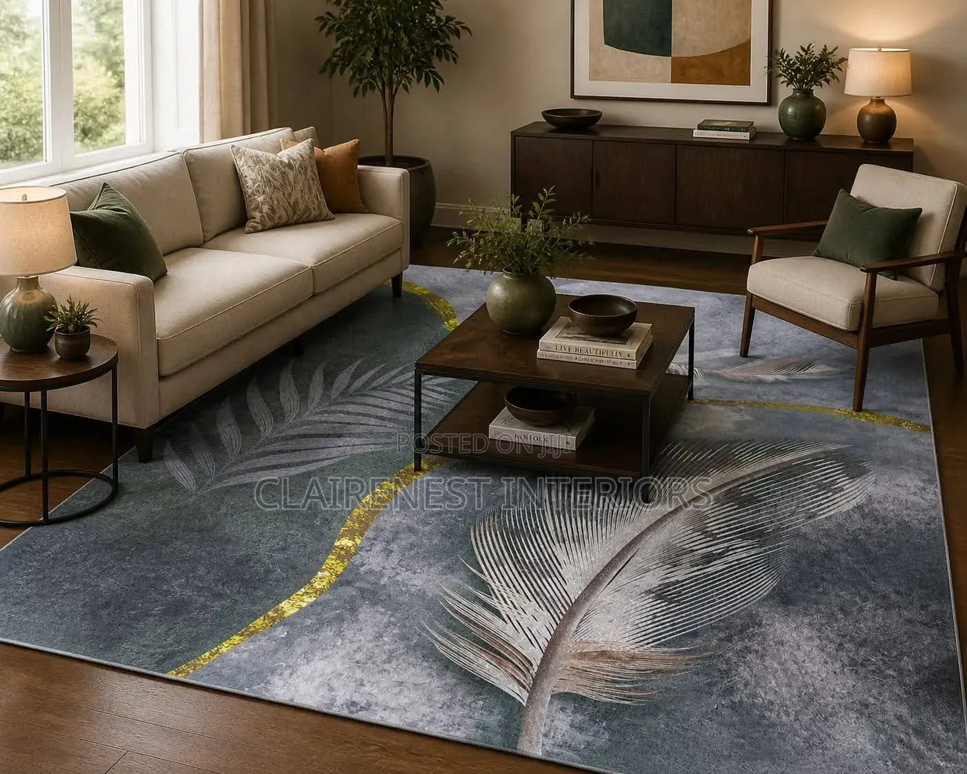 Make Your Room Pop With a Stylish 3D Carpet.