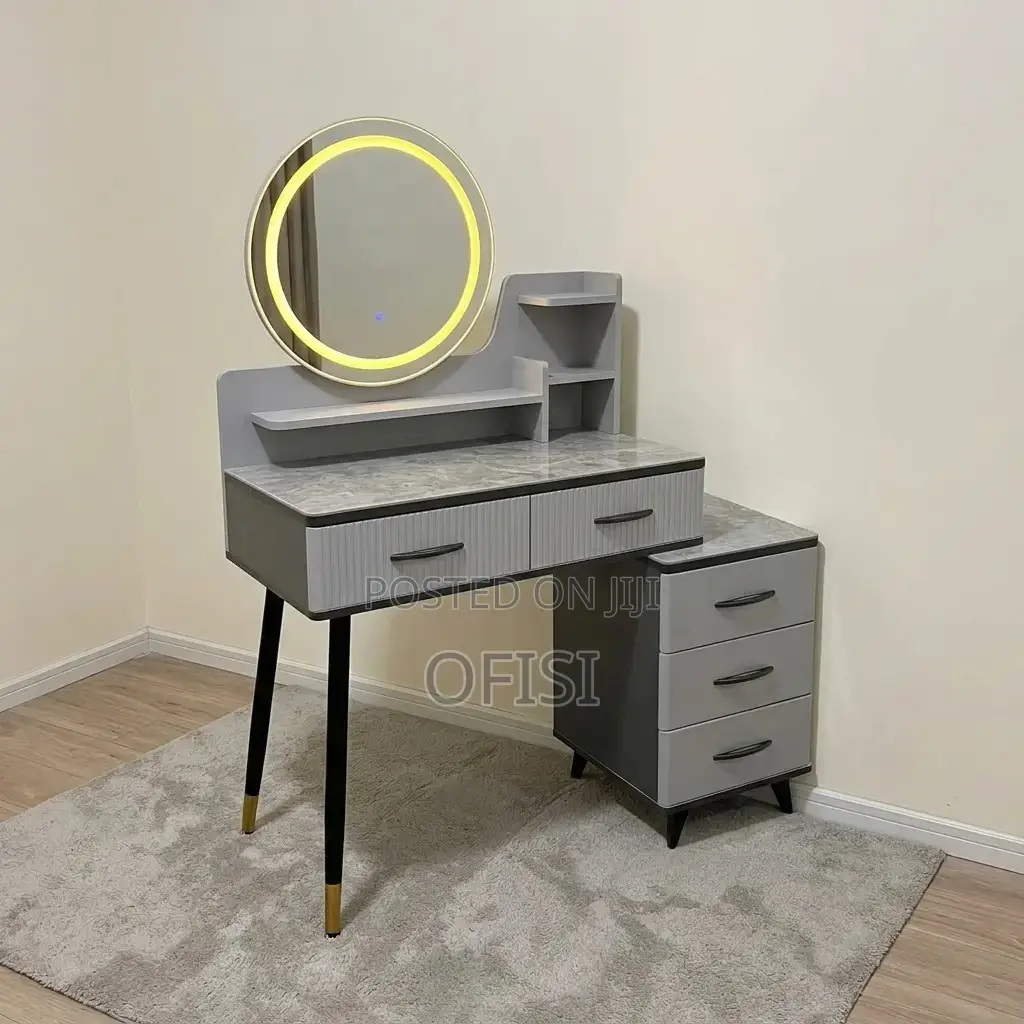 Dressing Table; Bedroom Dressing Table With LED Lights