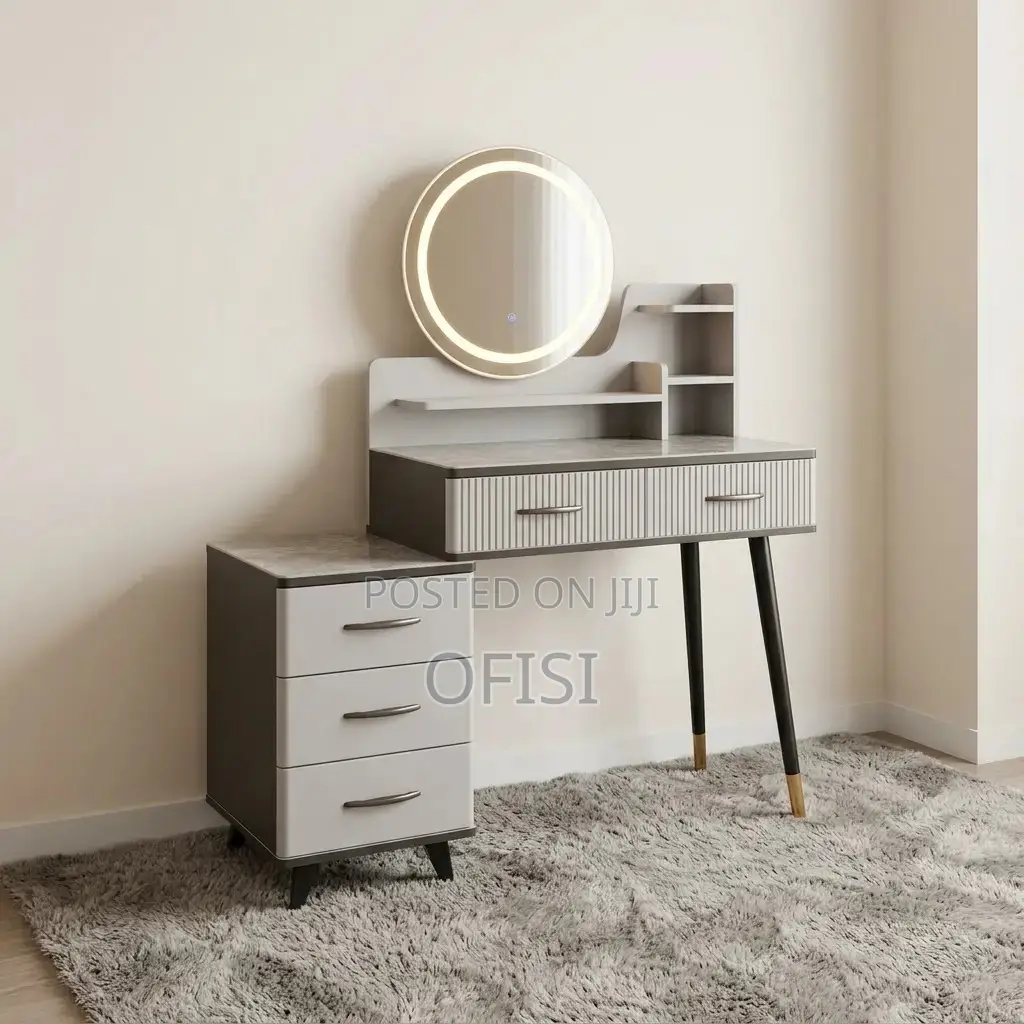 Dressing Table; Bedroom Dressing Table With LED Lights
