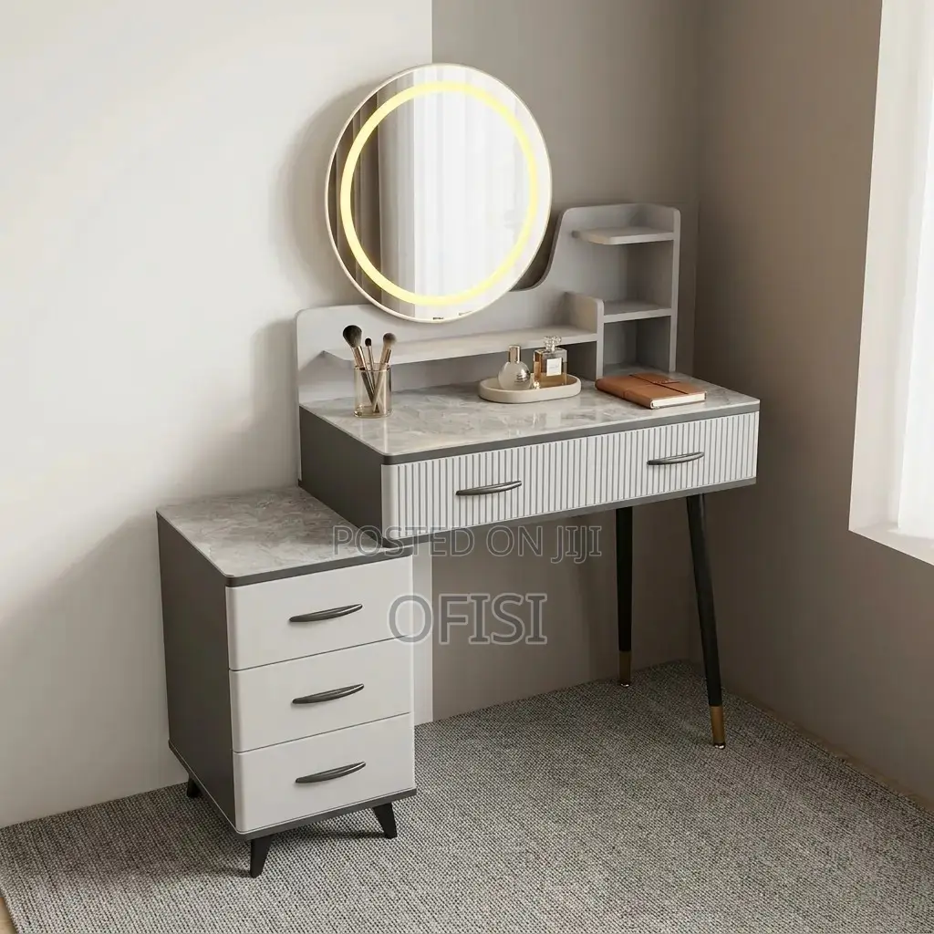 Dressing Table; Bedroom Dressing Table With LED Lights