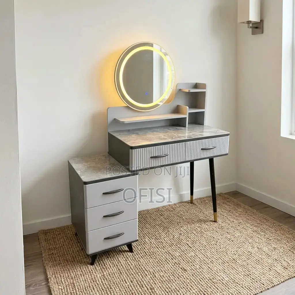 Dressing Table; Bedroom Dressing Table With LED Lights