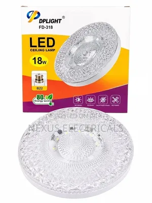 LED Ceiling Lamp 18W With Pin Holder