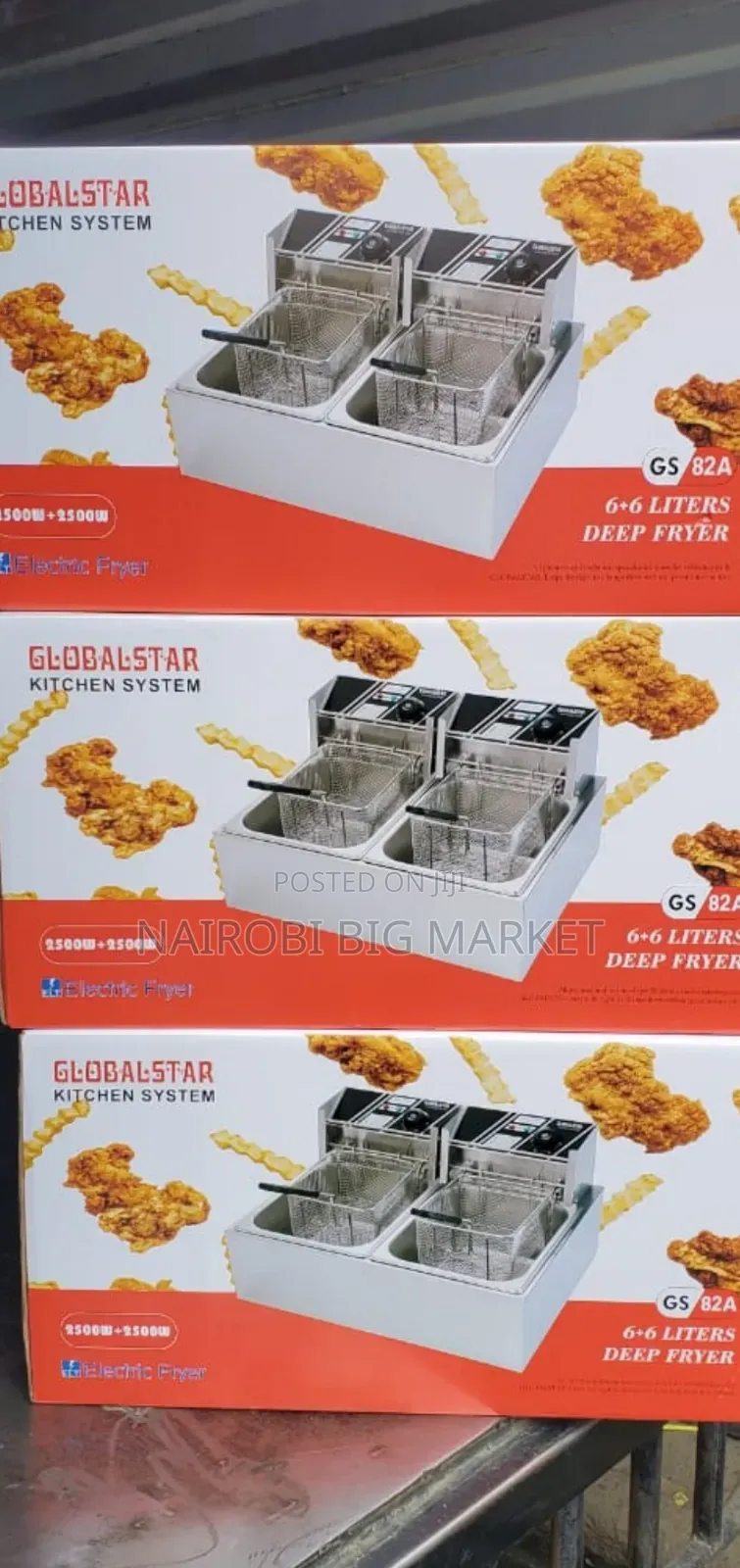 Globalstar Double Tank 6+6l Fryer