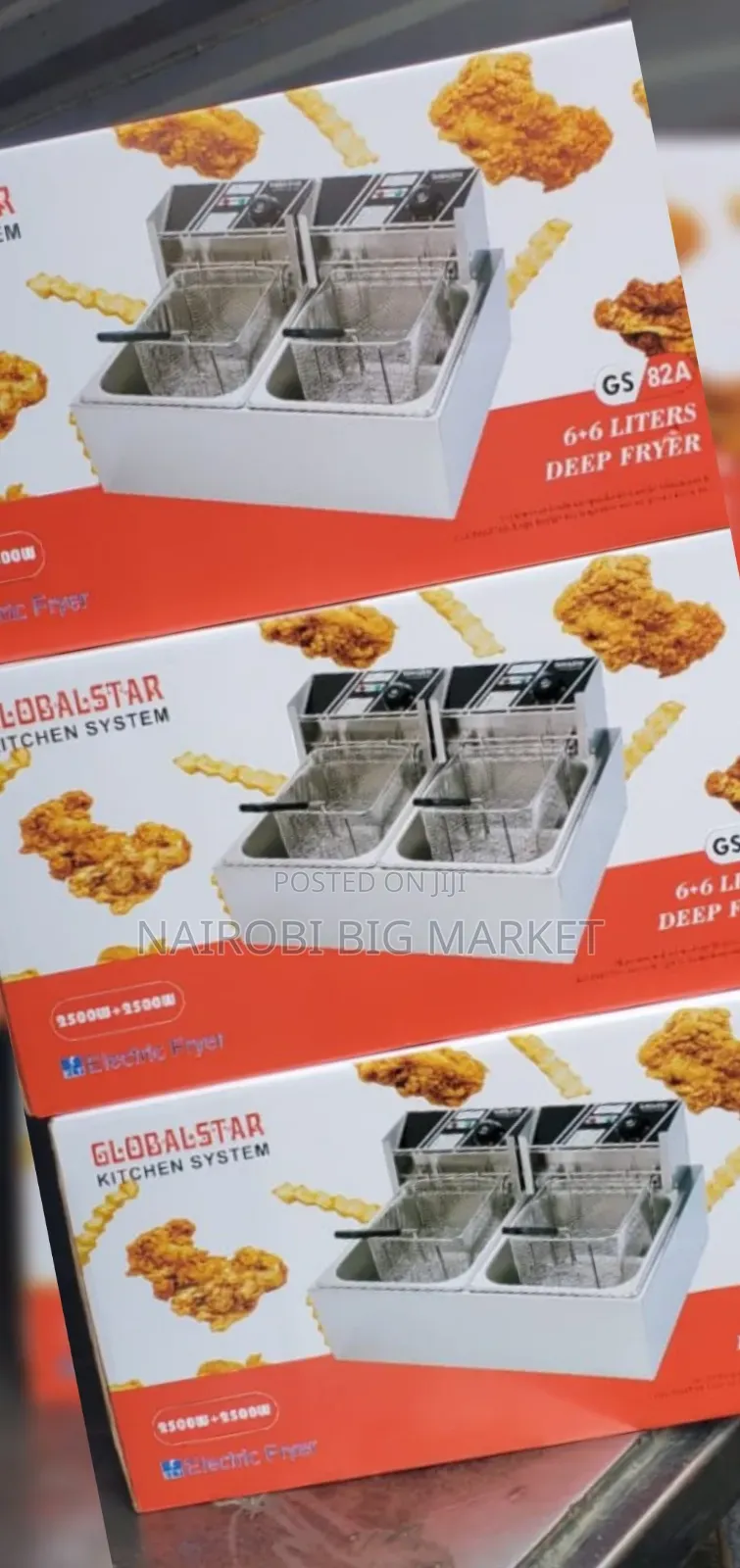 Globalstar Double Tank 6+6l Fryer