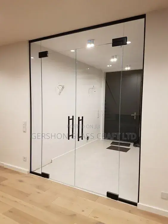 Minimalist Glass Partitioning