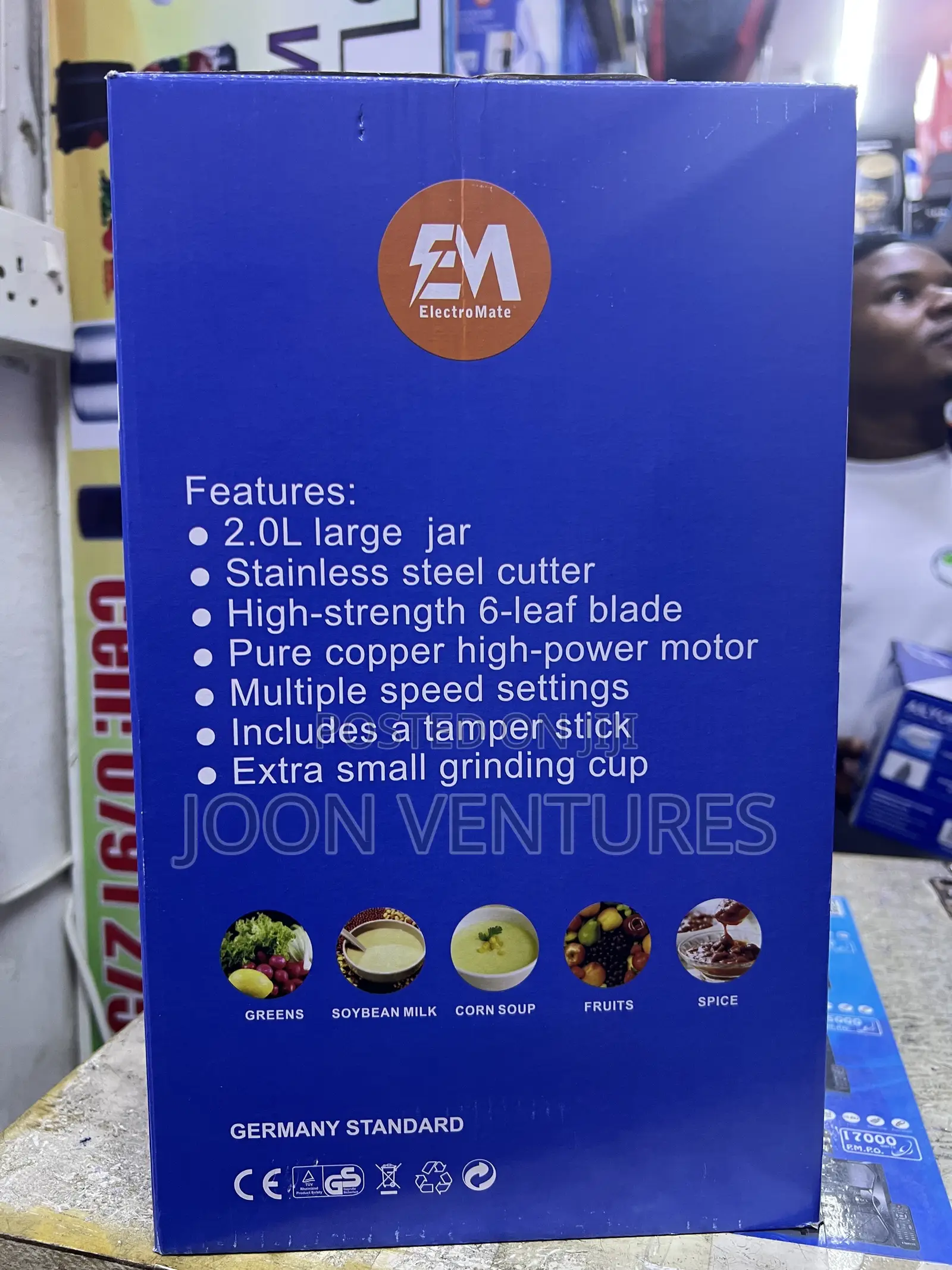 ElectroMate BD05 2-in-1 Heavy-Duty Commercial Blender