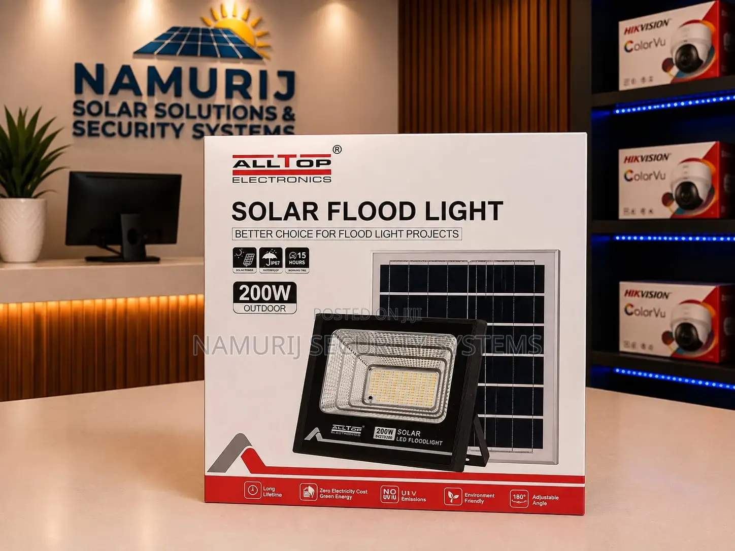 200W Solar Floodlight – Outdoor Solar Security Light