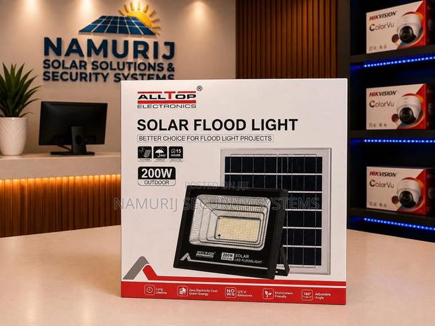200W Solar Floodlight – Outdoor Solar Security Light