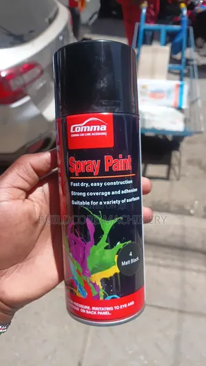 4 Matt Black Aerosol Spray Paint