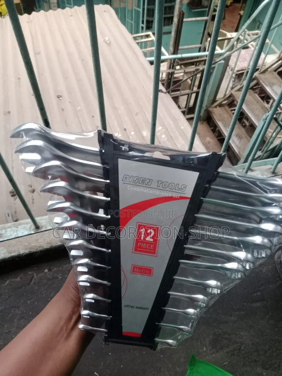 12pc Chrome Vanadium Steel Combined Spanners Set