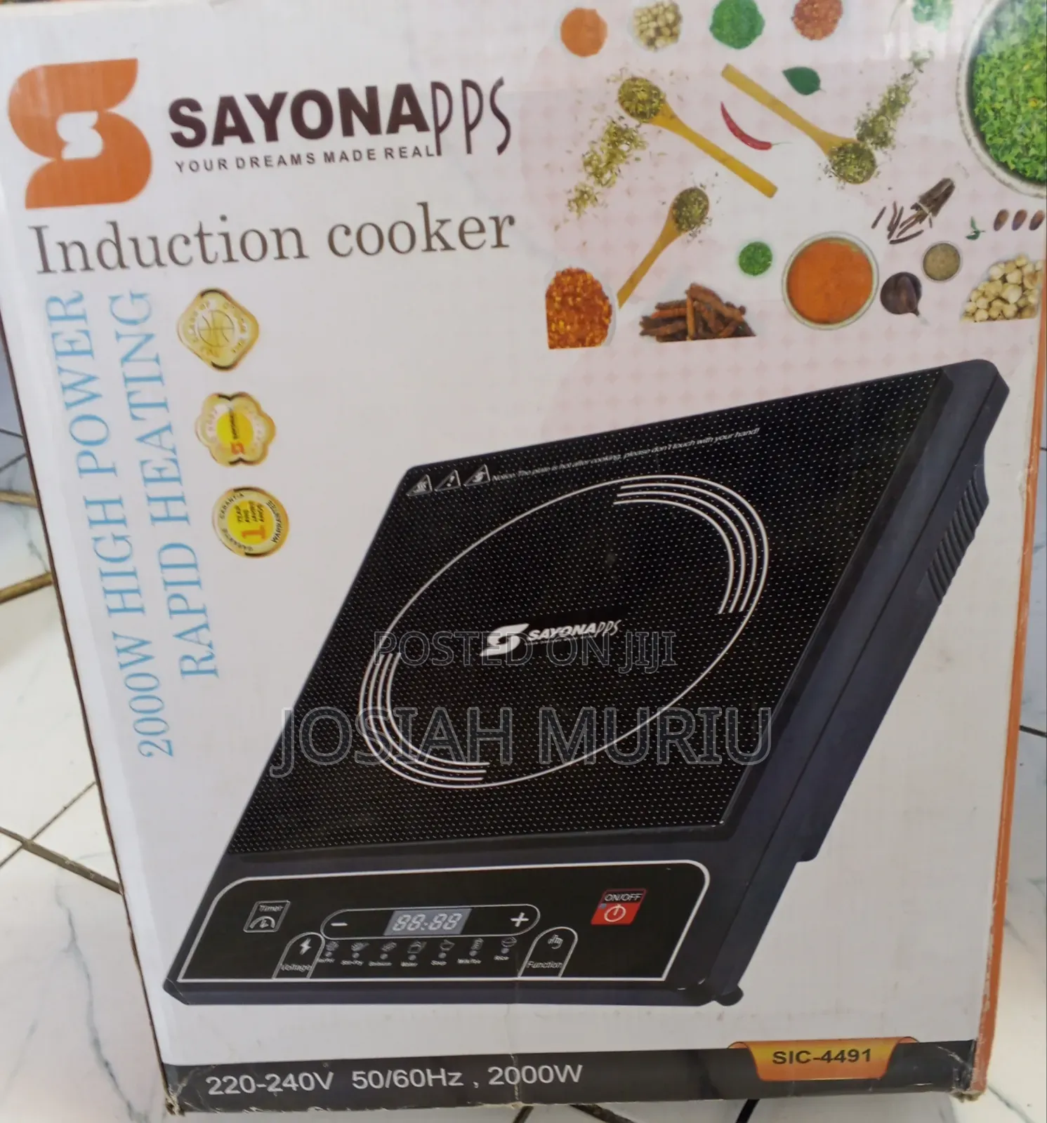 Sayona Induction Cooker