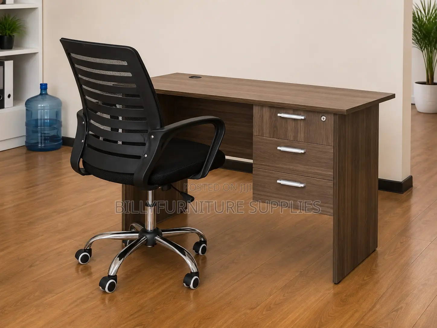 Professional Wooden Office Desk Nairobi | Smart Lockable Work Desk