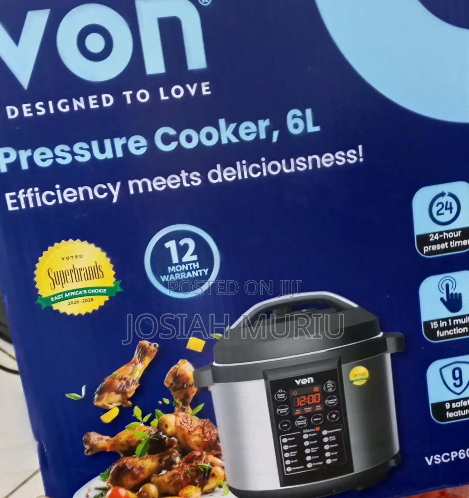 Von High Quality Electric Pressure Cooker