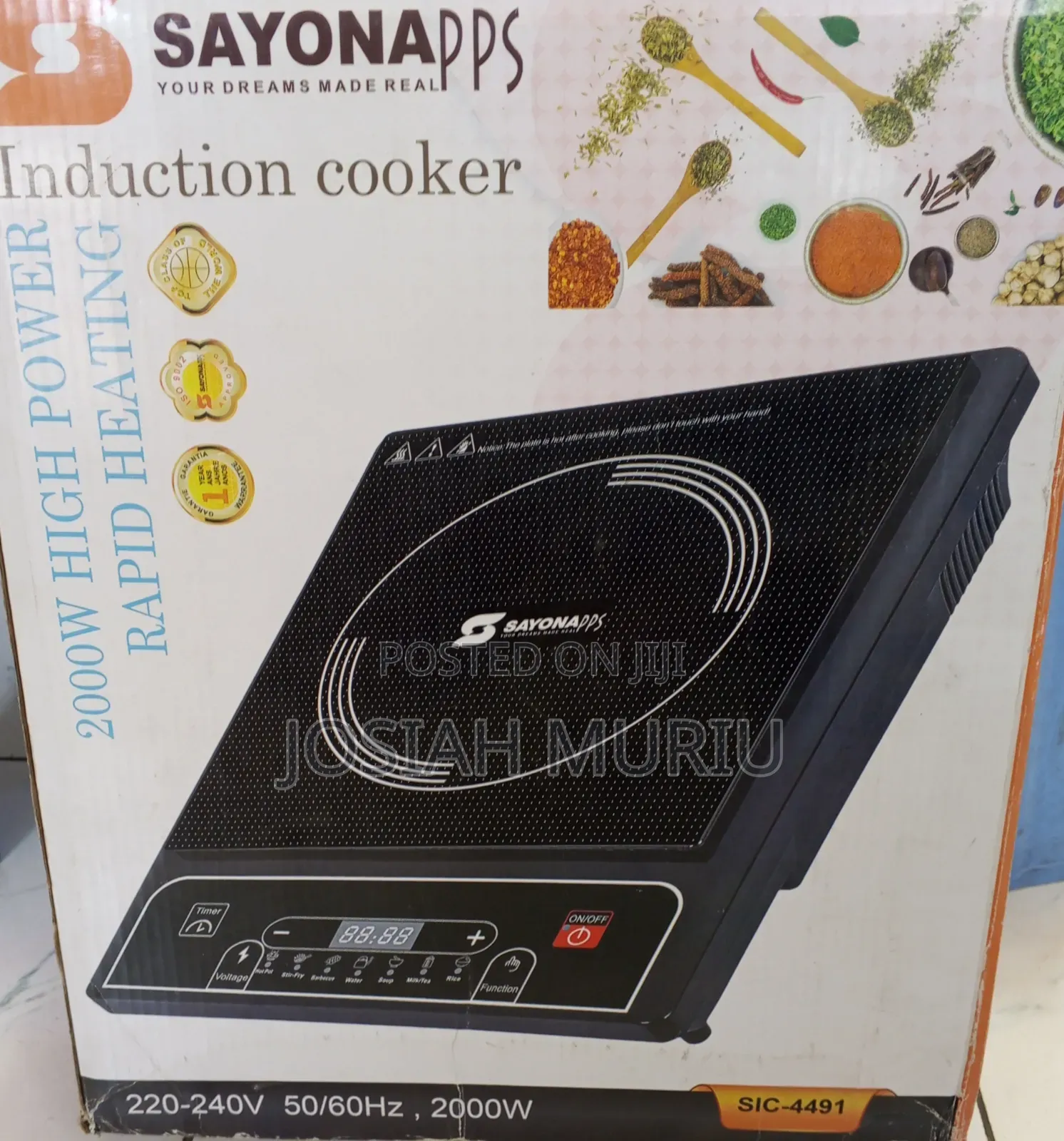 Sayona 2000w Induction Cooker