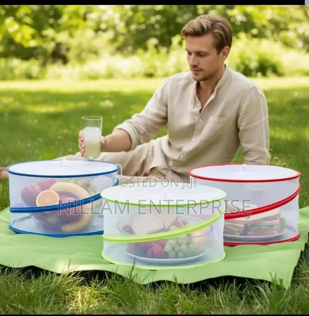 Collapsible Pop-Up Mesh Food Cover