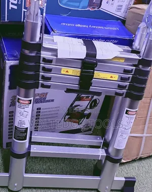 3.8M Double Telescopic Ladder /Heavy Duty Aluminium Telescopic Ladder