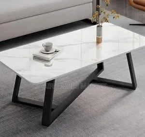 Modern Imported Executive Marble Top Coffee Table