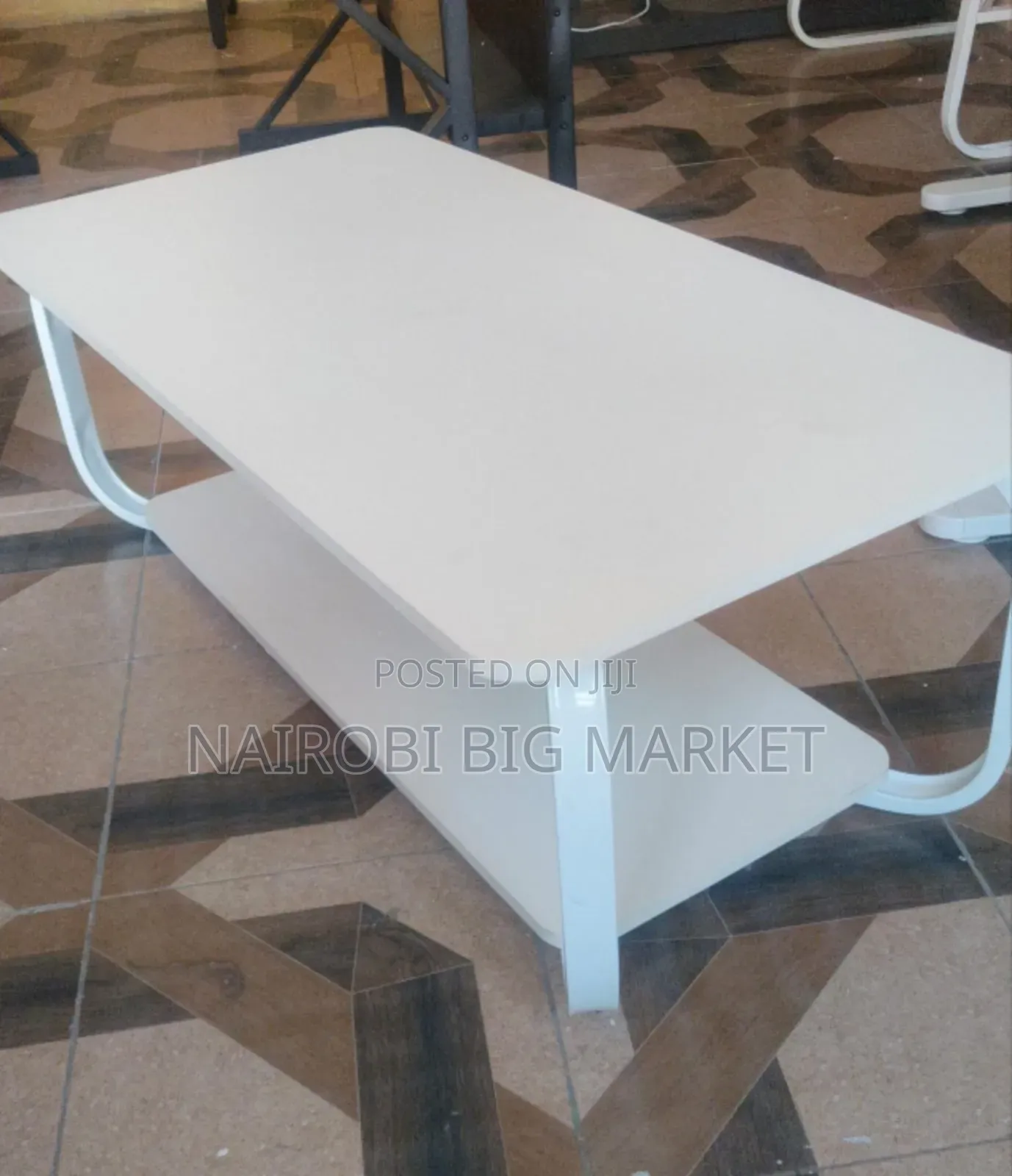 Modern Imported Executive Marble Top Coffee Table