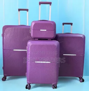 4 in 1 Luxurious Unbreakable Suitcase*Zipper Closure