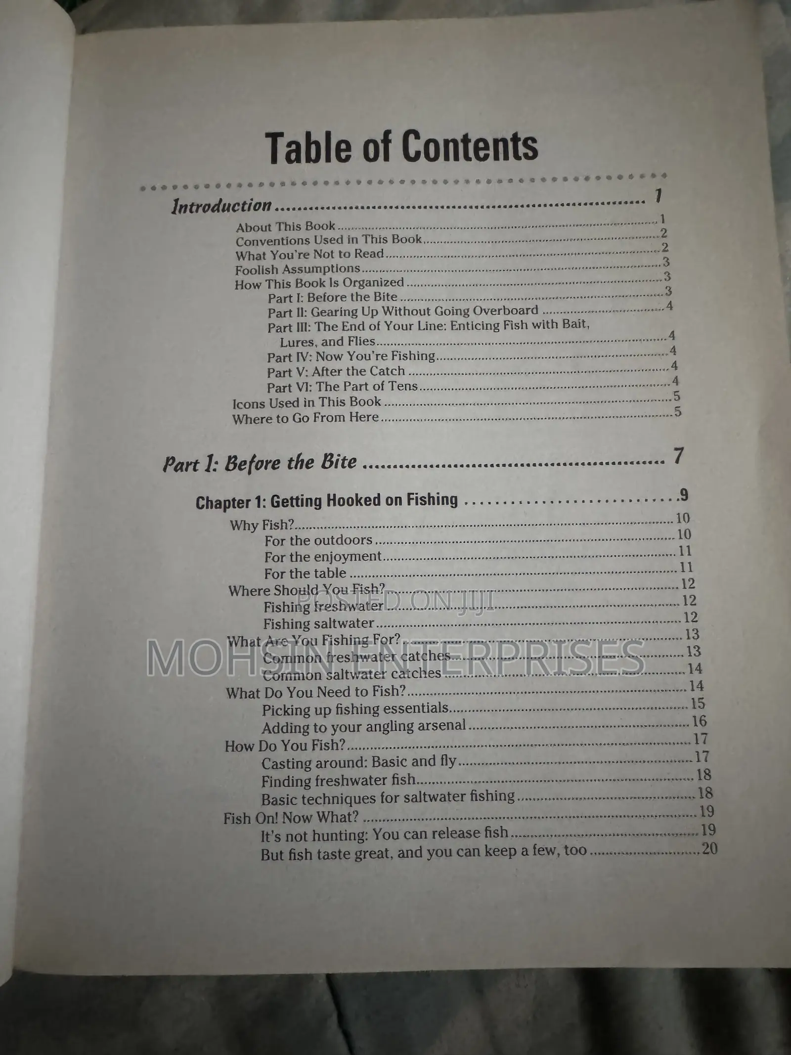 100% Original Fishing for Dummies Used but in Perfect Condition