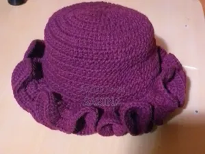 Crochet Ruffle Hat