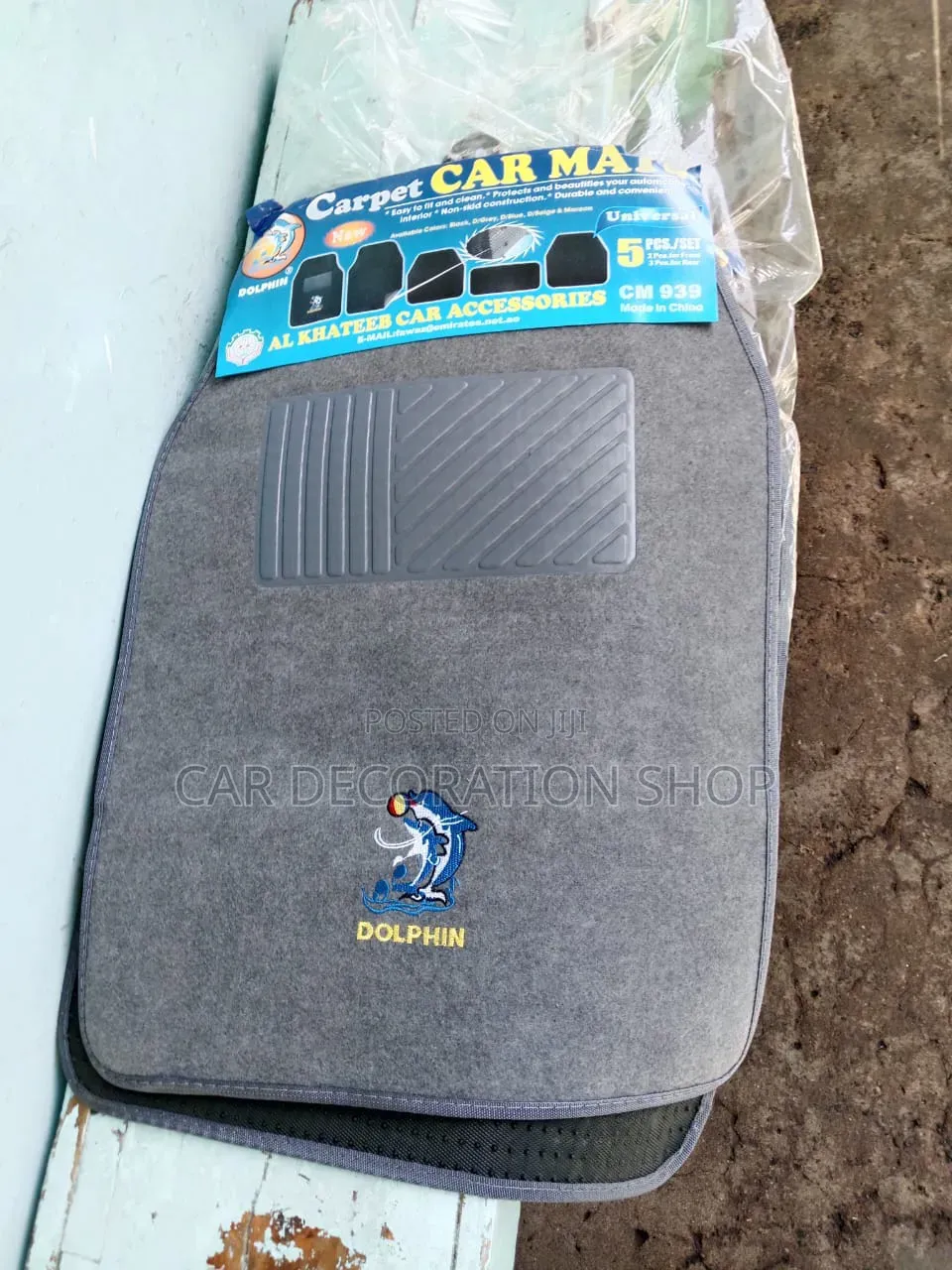 Woolen Carpet Mats in Soft Grey Color