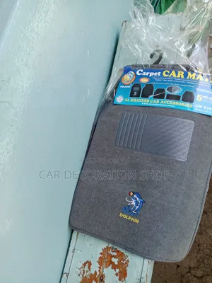 Grey Woolen Mat With Central Ribbed Rubber Heel Pad for Durability