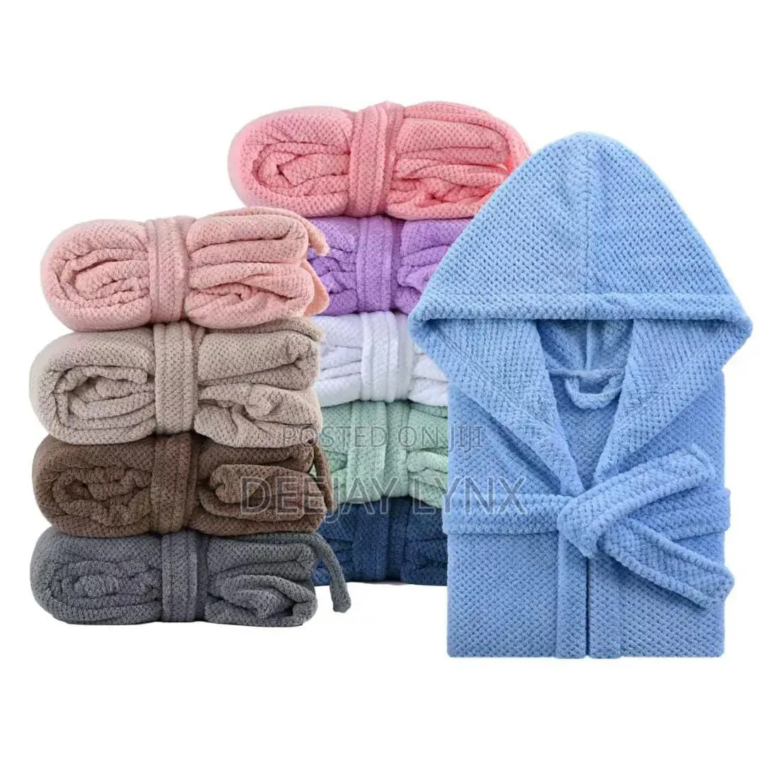 BATHROBE Microfiber Bathrobes Ultra Soft Fleece Material