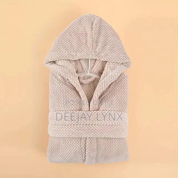 BATHROBE Microfiber Bathrobes Ultra Soft Fleece Material - thumbnail 4