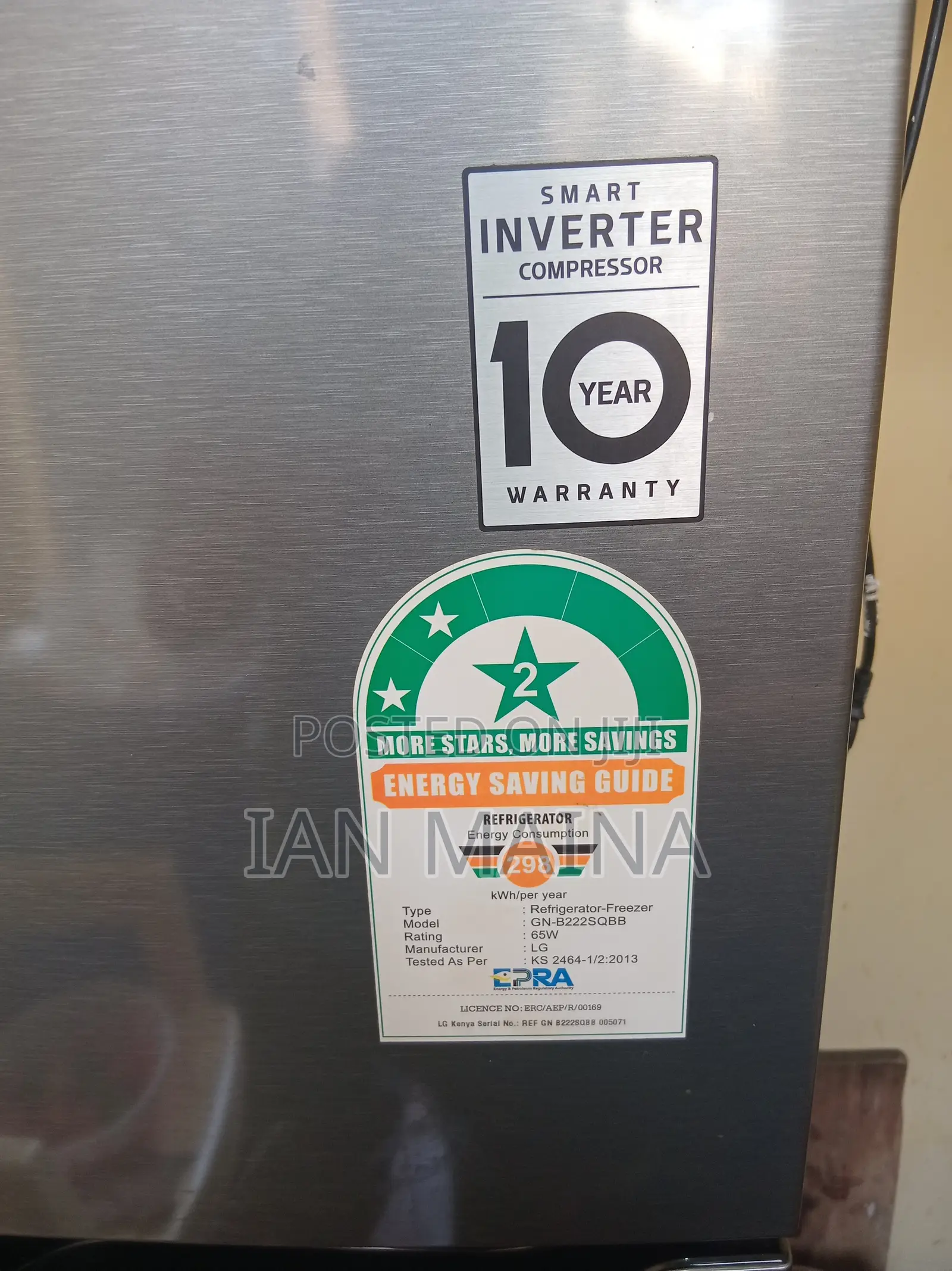 LG Fridge 225l