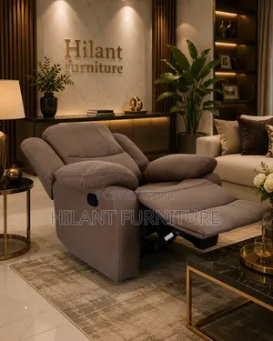 Luxury Plush Fabric Recliner Armchair – Premium Single Seater