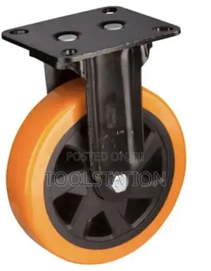 Castor Wheels 4 Inch Fixed With Plate Set of 4 Heavy Duty 90 Kg Load
