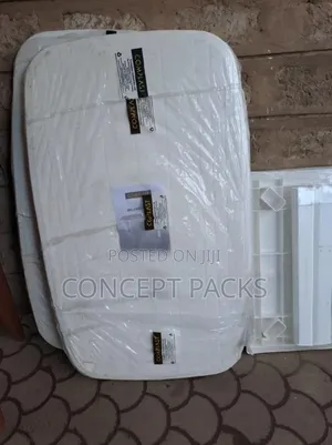 6 Seater White Rectangle Table.
