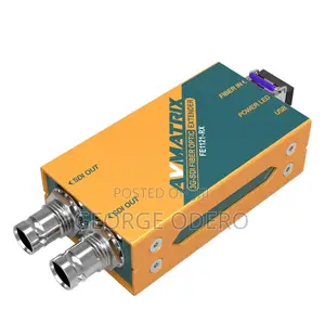AVMATRIX 3g-Sdi Fiber Optic Extender Transmitter Receiver Set