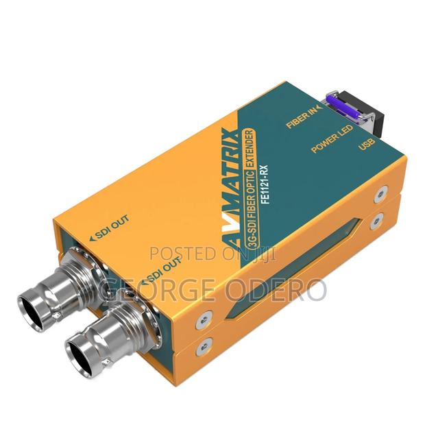 AVMATRIX 3g-Sdi Fiber Optic Extender Transmitter Receiver Set - thumbnail 4