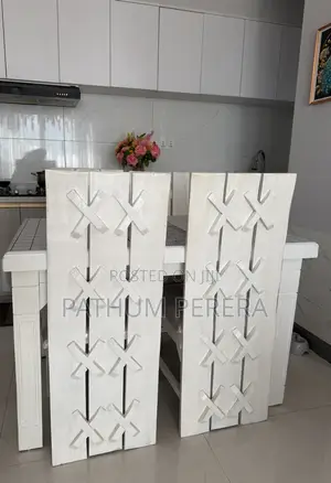 Used 4-Seater Wooden Dining Table Set for Sale (Good Condition)⁠