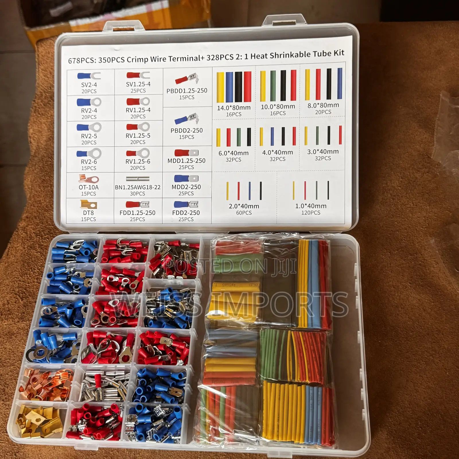 Assorted Crimp Wire Terminal Kit