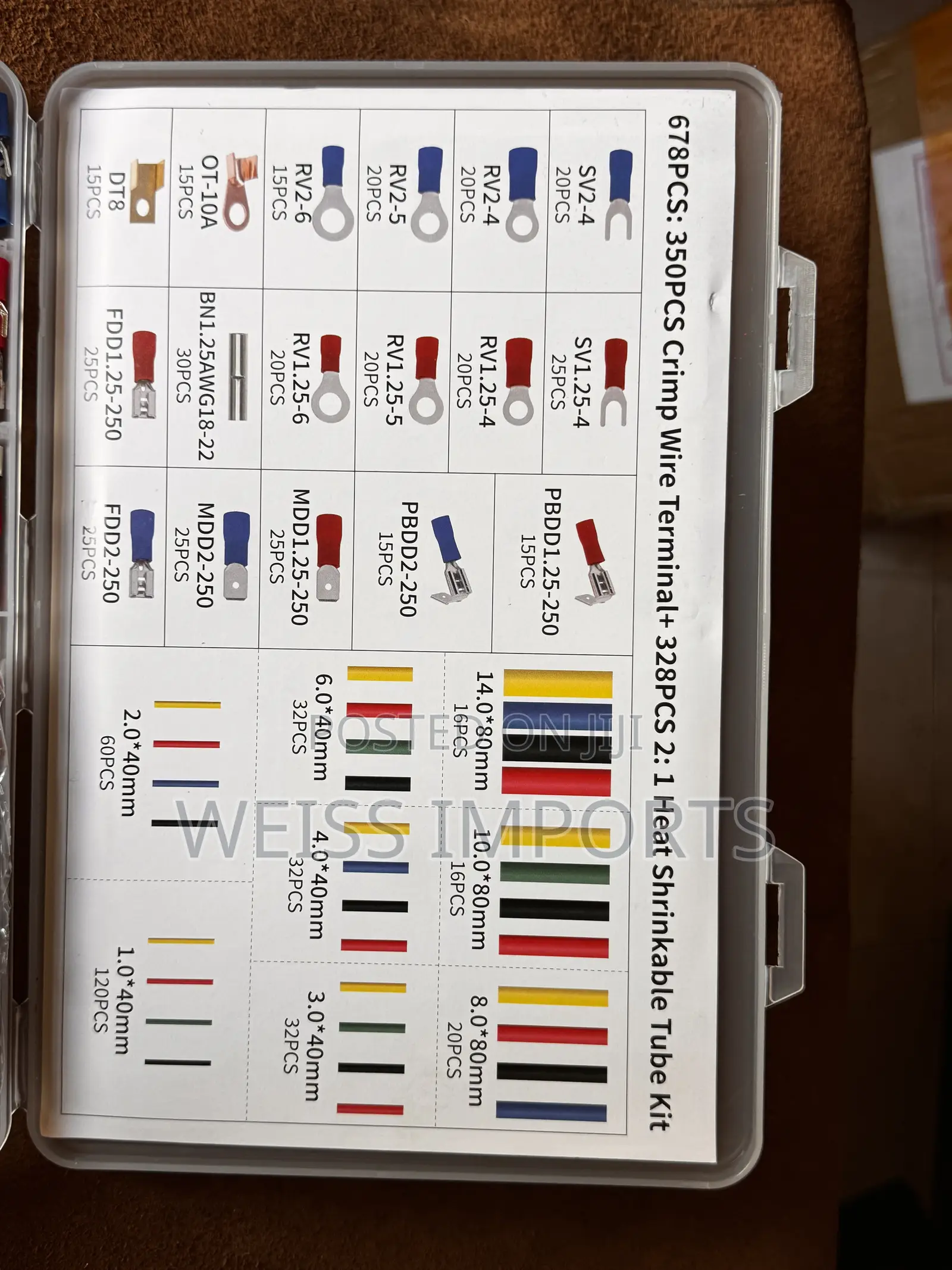Assorted Crimp Wire Terminal Kit
